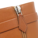 エルメス HERMES サンジェルマン アンクルブーツ H202257Z ナチュラル レザー #36.5 ブーツ シルバー金具 靴 ケリーバックル 補修有り