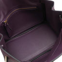 エルメス HERMES バーキン25 カシス トゴ ハンドバッグ ゴールド金具 紫 鍵・カデナ欠品