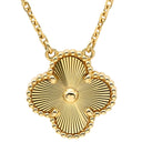 ヴァンクリーフアーペル Van Cleef & Arpels ヴィンテージ アルハンブラ VCARP4KL00 イエローゴールド K18YG ネックレス Au750 18K ギヨシェ