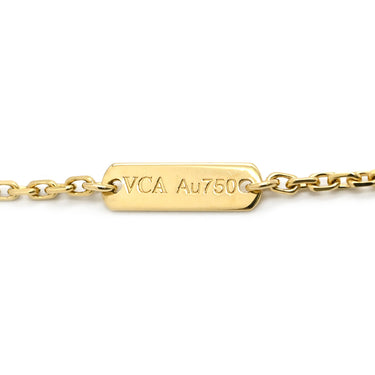ヴァンクリーフアーペル Van Cleef & Arpels ヴィンテージ アルハンブラ VCARP4KL00 イエローゴールド K18YG ネックレス Au750 18K ギヨシェ