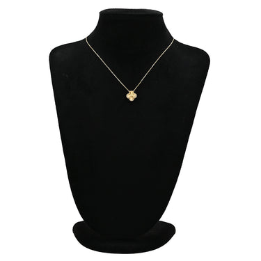 ヴァンクリーフアーペル Van Cleef & Arpels ヴィンテージ アルハンブラ VCARP4KL00 イエローゴールド K18YG ネックレス Au750 18K ギヨシェ
