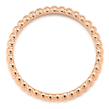 ヴァンクリーフアーペル Van Cleef & Arpels ペルレ ゴールドパール スモール VCARPJMG00 ピンクゴールド K18PG #54(JP14) リング 指輪 750PG 18金 13.5号