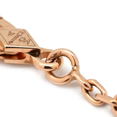 ヴァンクリーフアーペル Van Cleef & Arpels ラッキースプリング オープンウィング レディバグ VCARP7R100 ローズゴールド K18PG オニキス カーネリアン ブレスレット オニキス カーネリアン