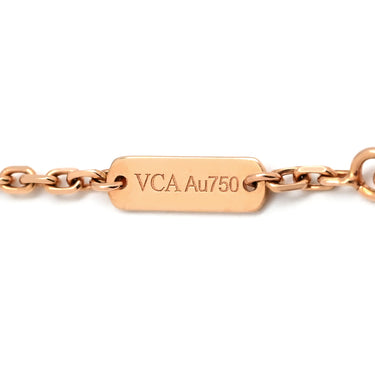 ヴァンクリーフアーペル Van Cleef & Arpels ラッキースプリング オープンウィング レディバグ VCARP7R100 ローズゴールド K18PG オニキス カーネリアン ブレスレット オニキス カーネリアン
