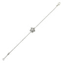 ヴァンクリーフアーペル Van Cleef & Arpels ロータス ダイヤ ミニ VCARP1AB00 ホワイトゴールド K18WG ダイヤモンド ブレスレット 750 18K フラワーモチーフ