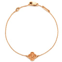 ヴァンクリーフアーペル Van Cleef & Arpels スウィート アルハンブラ VCARO8DC00 ローズゴールド K18RG ブレスレット Au750 18K RG テクスチャード加工