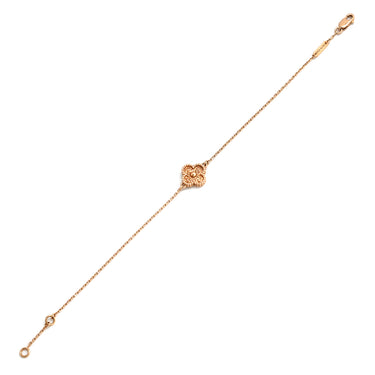 ヴァンクリーフアーペル Van Cleef & Arpels スウィート アルハンブラ VCARO8DC00 ローズゴールド K18RG ブレスレット Au750 18K RG テクスチャード加工