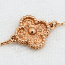 ヴァンクリーフアーペル Van Cleef & Arpels スウィート アルハンブラ VCARO8DC00 ローズゴールド K18RG ブレスレット Au750 18K RG テクスチャード加工