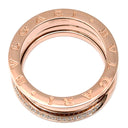ブルガリ BVLGARI ビーゼロワン B-zero1 3バンド ダイヤ 358966 ピンクゴールド K18PG ダイヤモンド #62(JP22) リング 指輪 18K PG Au750 18K 18金 21号