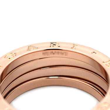 ブルガリ BVLGARI ビーゼロワン B-zero1 3バンド ダイヤ 358966 ピンクゴールド K18PG ダイヤモンド #62(JP22) リング 指輪 18K PG Au750 18K 18金 21号