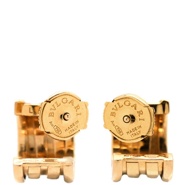 ブルガリ BVLGARI B-zero1 ビーゼロワン イエローゴールド K18YG ピアス BVLGARI K18YG Au750 18K 18金 3バンド フープピアス