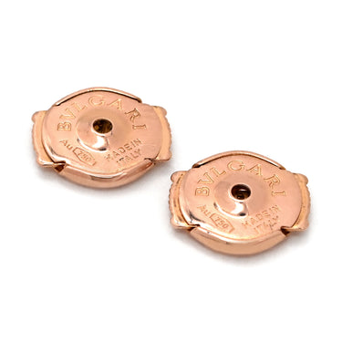 ブルガリ BVLGARI B-zero1 ビーゼロワン ピンクゴールド K18PG ピアス 750 18K 750 PG フープピアス