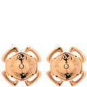ブルガリ BVLGARI ダイヤモンドピアス 355327 ピンクゴールド K18PG ダイヤモンド ピアス Au750 PG K18RG オープンワーク クローバー