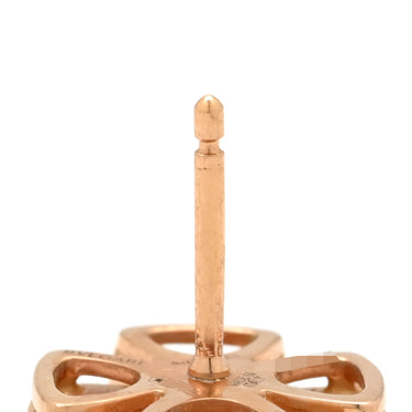 ブルガリ BVLGARI ダイヤモンドピアス 355327 ピンクゴールド K18PG ダイヤモンド ピアス Au750 PG K18RG オープンワーク クローバー