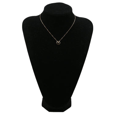 カルティエ Cartier アミュレット ドゥ カルティエ ピンクゴールド×ブラック K18PG ダイヤモンド オニキス ネックレス PG Au750 18K 18金 ダイヤ オニキス タリスマン