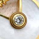 カルティエ Cartier アミュレット ドゥ カルティエ XS ホワイト×イエローゴールド K18YG ダイヤモンド ホワイトマザーオブパール ネックレス 1Pダイヤ 750 ホワイトシェル ラウンド