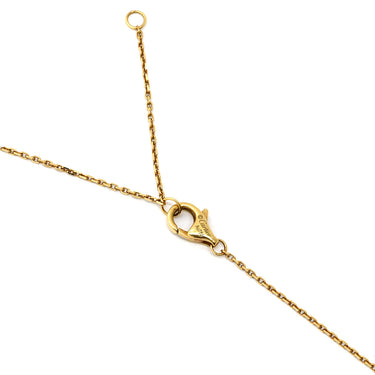 カルティエ Cartier アミュレット ドゥ カルティエ XS ホワイト×イエローゴールド K18YG ダイヤモンド ホワイトマザーオブパール ネックレス 1Pダイヤ 750 ホワイトシェル ラウンド