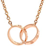 カルティエ Cartier ベビーラブ B7212300 ピンクゴールド K18PG ネックレス Cartier ペンダント PG Au750 18K インターロッキング サークル