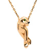 カルティエ Cartier パンテール ドゥ カルティエ ネックレス ピンクゴールド K18PG オニキス ツァボライト ネックレス Cartier パンサー 750 18K PG