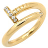 カルティエ Cartier ジュストアンクル クラシックモデル イエローゴールド K18YG ダイヤモンド #51(JP11) リング 指輪 750 18K JUSTE UN CLOU ダイヤ 11号