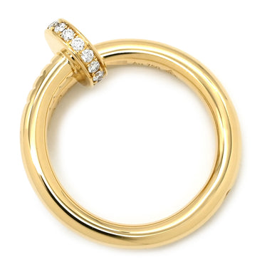カルティエ Cartier ジュストアンクル クラシックモデル イエローゴールド K18YG ダイヤモンド #51(JP11) リング 指輪 750 18K JUSTE UN CLOU ダイヤ 11号