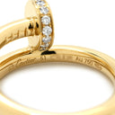 カルティエ Cartier ジュストアンクル クラシックモデル イエローゴールド K18YG ダイヤモンド #51(JP11) リング 指輪 750 18K JUSTE UN CLOU ダイヤ 11号