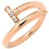 カルティエ Cartier ジュストアンクル ダイヤ B4094800 ピンクゴールド K18PG ダイヤモンド #50(JP10) リング 指輪 750 18K PG JUSTE UN CLOU 10号