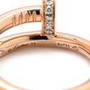 カルティエ Cartier ジュストアンクル ダイヤ B4094800 ピンクゴールド K18PG ダイヤモンド #50(JP10) リング 指輪 750 18K PG JUSTE UN CLOU 10号