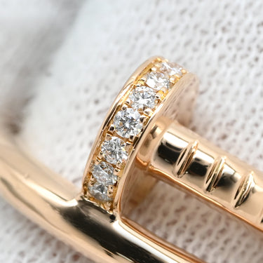 カルティエ Cartier ジュストアンクル ダイヤ B4094800 ピンクゴールド K18PG ダイヤモンド #50(JP10) リング 指輪 750 18K PG JUSTE UN CLOU 10号