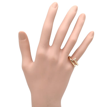 カルティエ Cartier ジュストアンクル ダイヤ B4094800 ピンクゴールド K18PG ダイヤモンド #50(JP10) リング 指輪 750 18K PG JUSTE UN CLOU 10号