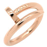 カルティエ Cartier ジュストアンクル B4092500 ピンクゴールド K18PG #51(JP11) リング 指輪 750 18K PG JUSTE UN CLOU 釘モチーフ 11号