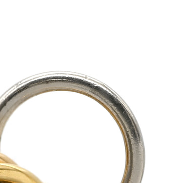 カルティエ Cartier トリニティ ダイヤ ホワイトゴールドXイエローゴールドXピンクゴールド K18YG K18PG K18WG ダイヤモンド GP(キャッチ片方) ピアス 1Pダイヤ 3連 18K 750 YG PG WG キャッチ片方他社品