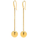ティファニー Tiffany & Co ハードウェア ボールフック イエローゴールド K18YG ピアス T&Co. Au750 18K 18金 ドロップ スイング ロング 丸 球