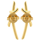 ティファニー Tiffany & Co ダイヤモンドピアス イエローゴールド K18YG ダイヤモンド ピアス T&Co. Au750 18K 18金 リボン 結び目デザイン