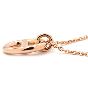 エルメス HERMES ファランドール PM ペンダント H108615B 00 ピンクゴールド K18PG ネックレス Au750 ダイヤ