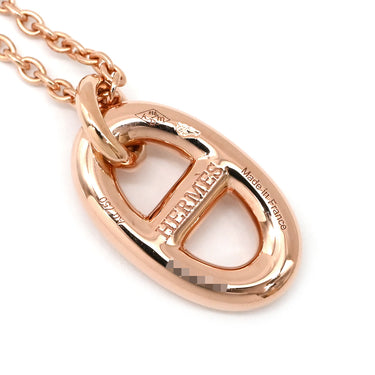 エルメス HERMES ファランドール PM ペンダント H108615B 00 ピンクゴールド K18PG ネックレス Au750 ダイヤ