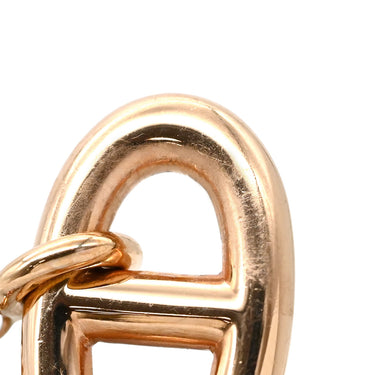 エルメス HERMES ファランドール PM ピンクゴールド K18PG ピアス K18PG Au750 18K 18金 ドロップ スイング チェーン シェーヌ・ダンクル