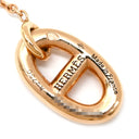 エルメス HERMES ファランドール PM ピンクゴールド K18PG ピアス K18PG Au750 18K 18金 ドロップ スイング チェーン シェーヌ・ダンクル