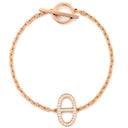 エルメス HERMES シェーヌダンクル コントゥール H122404B ピンクゴールド K18PG ダイヤモンド SH ブレスレット Au750 18K 18金 ダイヤモンド