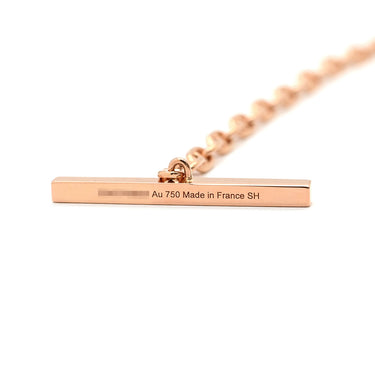エルメス HERMES シェーヌダンクル コントゥール H122404B ピンクゴールド K18PG ダイヤモンド SH ブレスレット Au750 18K 18金 ダイヤモンド
