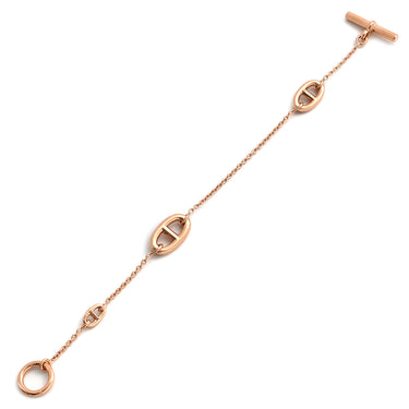 エルメス HERMES ファランドール ローズゴールド K18PG ST ブレスレット ピンクゴールド 18K 750