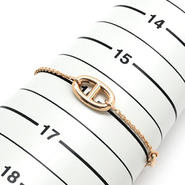 エルメス HERMES ファランドール ローズゴールド K18PG ST ブレスレット ピンクゴールド 18K 750