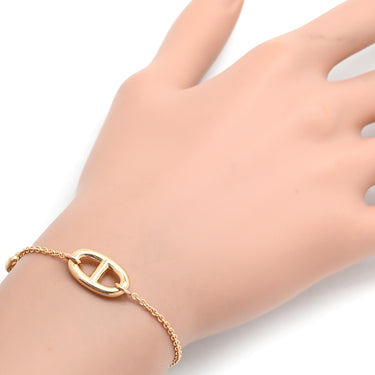 エルメス HERMES ファランドール ローズゴールド K18PG ST ブレスレット ピンクゴールド 18K 750