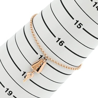 エルメス HERMES ケリー クロシェット PM H220467B ピンクゴールド K18PG ST ブレスレット ローズゴールド RG
