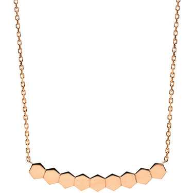 ショーメ CHAUMET ビー ドゥ ショーメ ハニカム 083983-000 ピンクゴールド K18PG ダイヤモンド ネックレス Bee My Love 5P 5石 5粒 ダイヤモンド