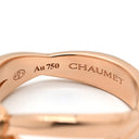 ショーメ CHAUMET リアン セデュクシオン ダイヤ ピンクゴールド K18PG ダイヤモンド #50(JP10) リング 指輪 18K 750 7P 7石 リボン 結び目 9.5号