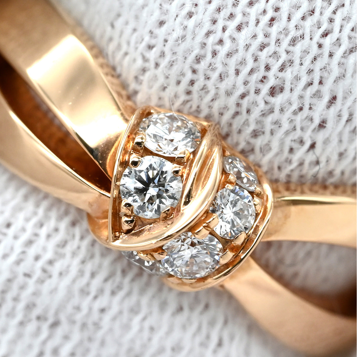 ショーメ CHAUMET リアン セデュクシオン ダイヤ リング ピンク