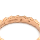 ショーメ CHAUMET ビー ドゥ ショーメ ダイヤ3P 083361-056 ピンクゴールド K18PG ダイヤモンド #56 リング 指輪 ビーマイラブ ハニカム ヘキサゴン 15.5号