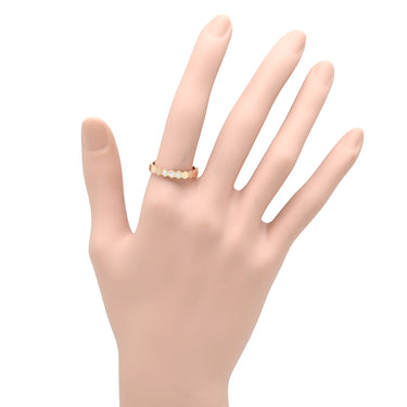ショーメ CHAUMET ビー ドゥ ショーメ ダイヤ3P 083361-056 ピンクゴールド K18PG ダイヤモンド #56 リング 指輪 ビーマイラブ ハニカム ヘキサゴン 15.5号