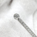 ルイヴィトン LOUIS VUITTON ツイストブロッサム M Q95696 ホワイトゴールド K18WG ダイヤモンド #16 ブレスレット LV モノグラムフラワー ダイヤモンド 18K 750 WG